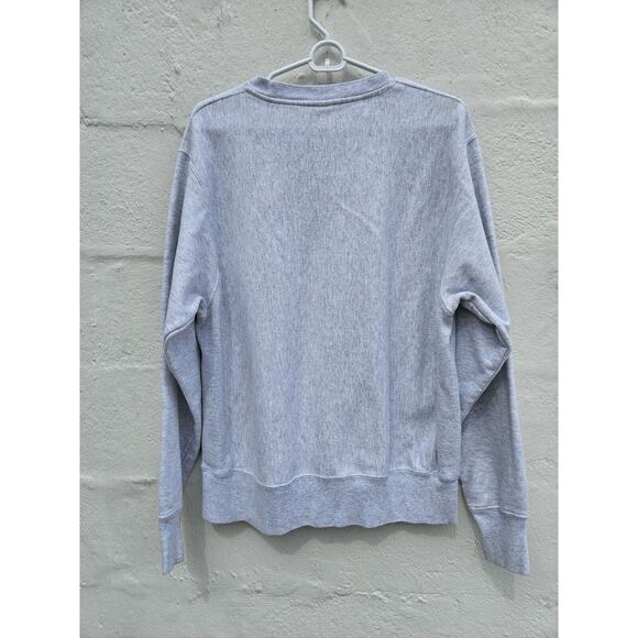 Vintage Champion Colgate University Sweatshirt Medium Light Gray Reverse Weave - Picture 2 of 8